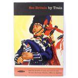 A British Railways 'See Britain by Train' poster.