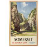 A mid-century British Railways poster for Somerset.