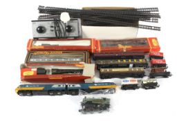 00 gauge model railway 3 x locos rolling stock and accessories