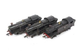 00 gauge trio of British Rail 0-6-2 tank engines. Unboxed, to include 6664, 0004 and 6004.
