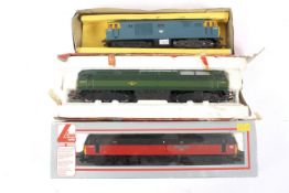 00 gauge collection of three diesel locomotives.
