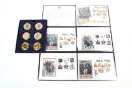 A 'Memories of the Beatles' stamp and co