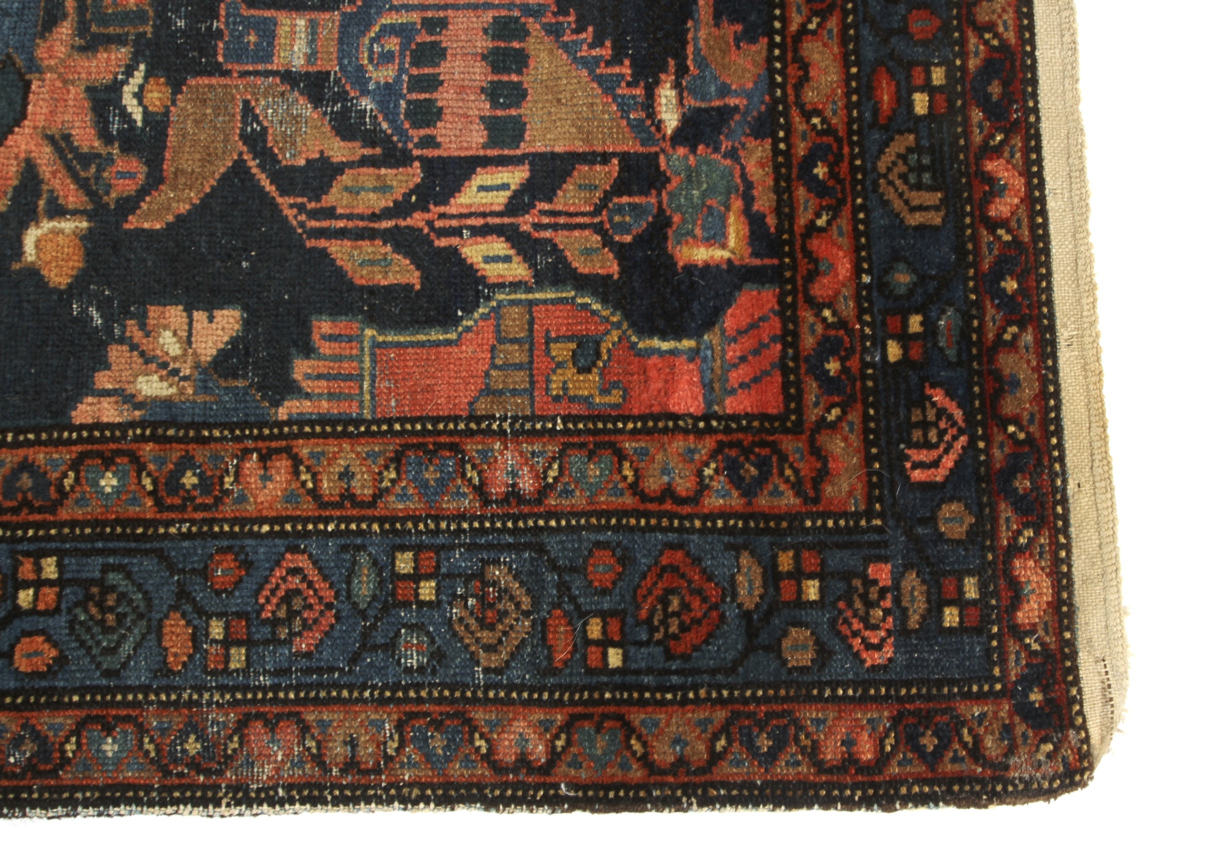 A late 19th/early 20th century wool runn - Image 2 of 3