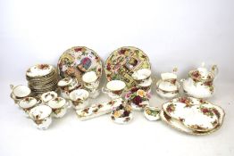 A collection of assorted Royal Albert china. Including 'Old Country Roses'.