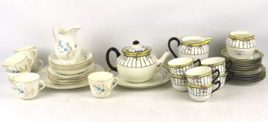 Two 20th century six-setting tea sets.