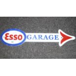 A modern cast iron Esso garage sign. L46cm.