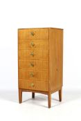 A retro Remploy chest of drawers.