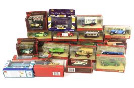Matchbox Models of Yesteryears collection. Consisting cars, vans and buses, all boxed (21).