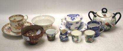 Assorted mixed ceramics including Copeland,
