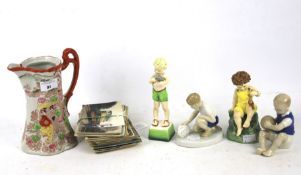 A group of assorted 20th century collectables.