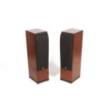 A pair of freestanding Reference Series Model One speakers by KEF Audio Limited.