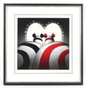 A framed limited edition print by Peter Smith (1967), Tunnel of Love, numbered 199/295, titled,
