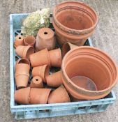 Collection of garden pots.