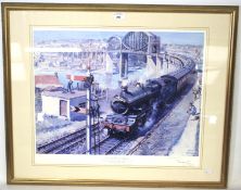 Terence Cuneo (1907-1996), signed limited edition print.