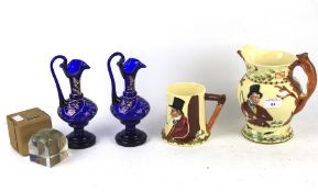 A collection of assorted glass and ceramics.