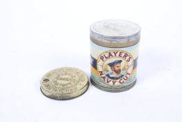 A John Players and Sons Nottingham medium Navy Cut cigarettes tin with original canteen