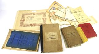 An album of railway related documents and ephemera.