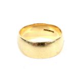 A 9ct gold hallmarked wedding band, size X, 9.2 grams.