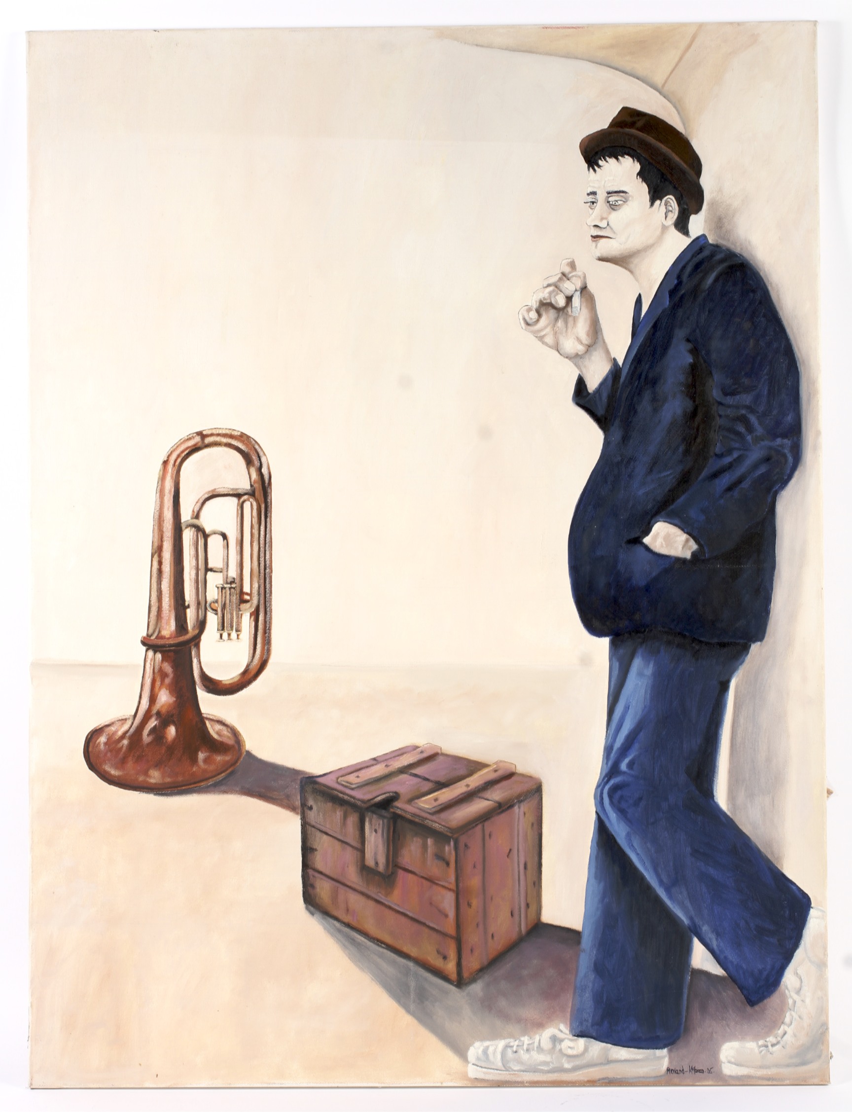 Peter Roland-Mclean (21st Century), a portrait of Pete Doherty,