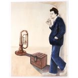 Peter Roland-Mclean (21st Century), a portrait of Pete Doherty,