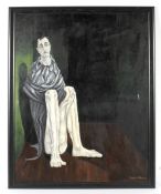 Peter Roland-Mclean (21st Century), Portrait of a Man, oil on canvas.
