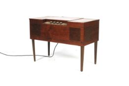 A 1960s Garrad record player in teak cabinet.