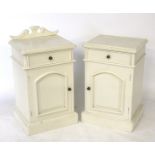 Pair of bedside cabinets.