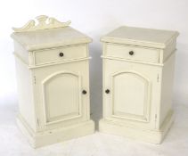 Pair of bedside cabinets.