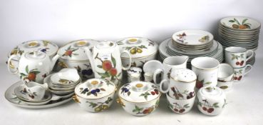 A large collection of Royal Worcester 'Evesham' ceramics.