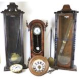 An assortment of deconstructed clocks.