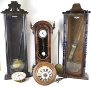 An assortment of deconstructed clocks.