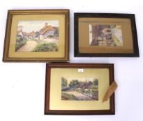 Three late 19th/early 20th century watercolours.