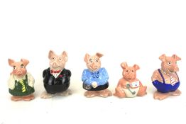 Five Wade Natwest pigs.