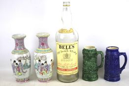 An assortment of 20th century and later ceramics and glassware.