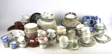 A large assortment of 19th century and later ceramics.