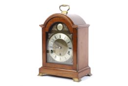 A 20th century mahogany cased Elliott bracket clock with Westminster Chimes.