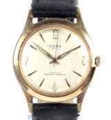 Tegra, a gentleman's 1950's/1960's gold-plated and stainless steel wristwatch. ref, 6002/2.