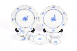 A 20th century Herend Chinese Bouquet pattern part dinner/tea service.