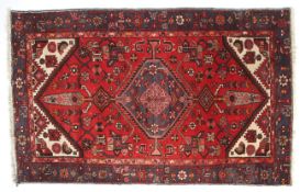 An Iranian handmade Mousel rug.
