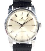 Omega, Seamaster, a gentleman's stainless steel wristwatch, circa 1962.