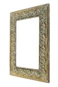 A late 19th/early 20th centurybrass rectangular mirror frame.