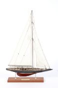 A model of the J-Class yacht Endeavour, designed by Sir Thomas Sopwith, 1934.