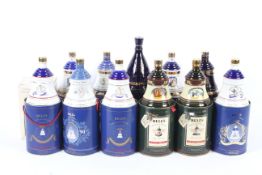 A collection of 12 Bells Whisky decanters. Mainly 1990s, 70cl, 40% vol.