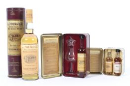Collection of Glenmorangie Malt Scotch Whisky.