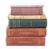 A collection of six fishing related books.