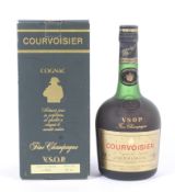 A bottle of Courvoisier Cognac fine champagne. Boxed, 68cl, 40% vol.
