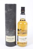 A bottle of Stronachie Single Malt Scotch Whisky. Aged 12 years, boxed, 70cl, 43% vol.