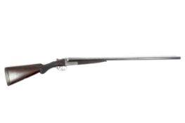 A Claybrough & Johnstone side by side 12 gauge shotgun.