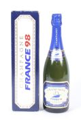 Champagne commemorating 1998 French world cup