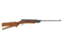 A 1950s 25 shot air rifle. Numbered 1600, with metal disc inscribed repetier tello cal 4.